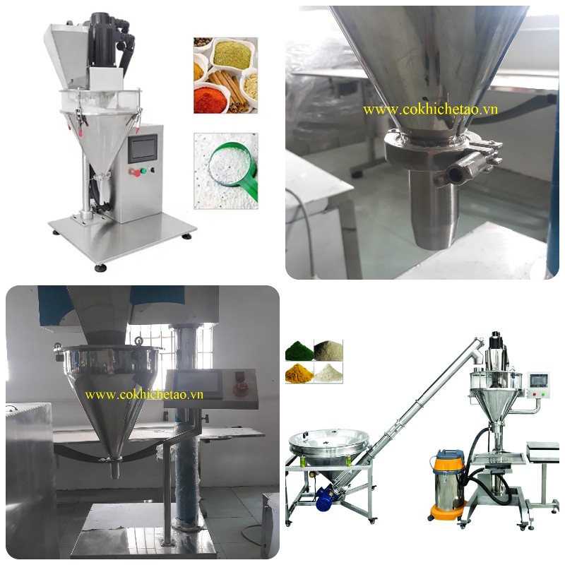 Máy chiết rót bột định lượng trục vít