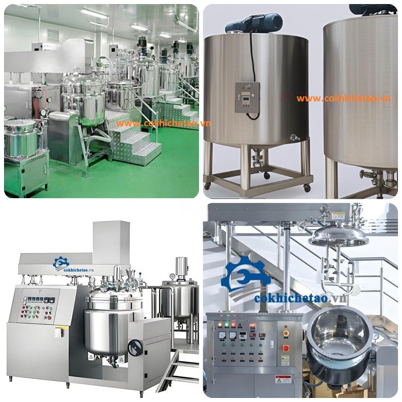 Bồn Khuấy Trộn Nhũ Hóa, Bồn Khuấy Trộn Đồng Hóa Gia Nhiệt