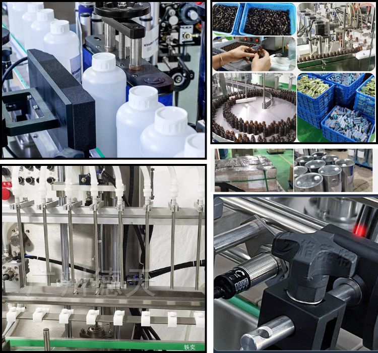 Dây chuyền chiết rót đóng nắp chai tự động