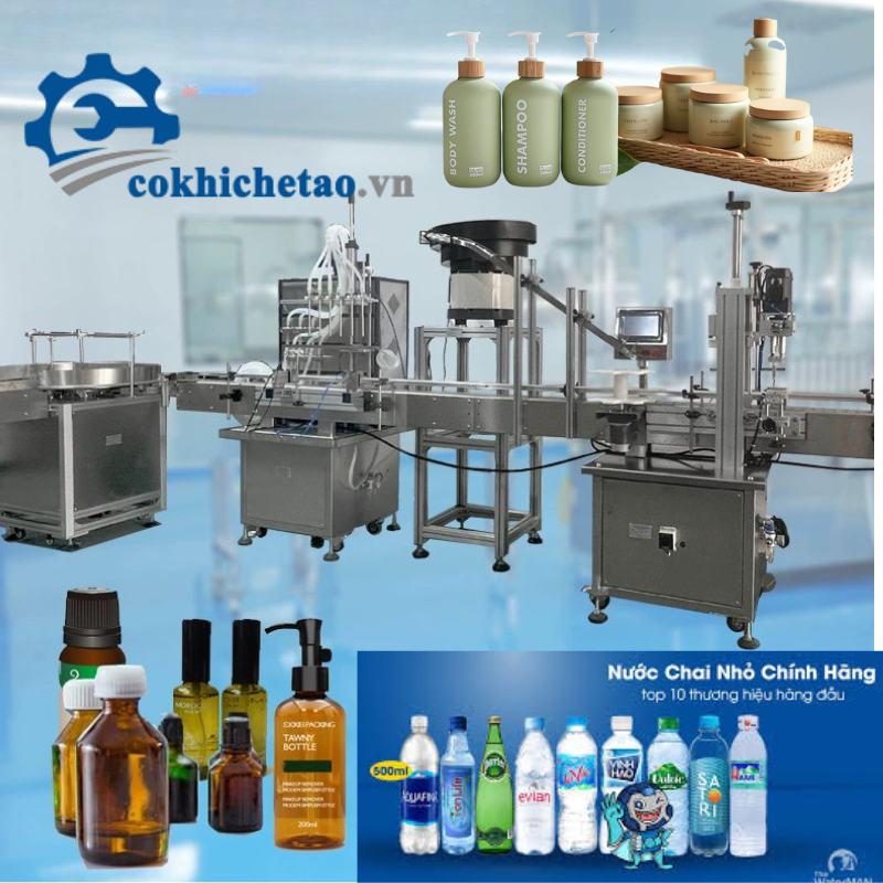 Dây chuyền chiết rót tự động Công ty Máy Miền Nam 1
