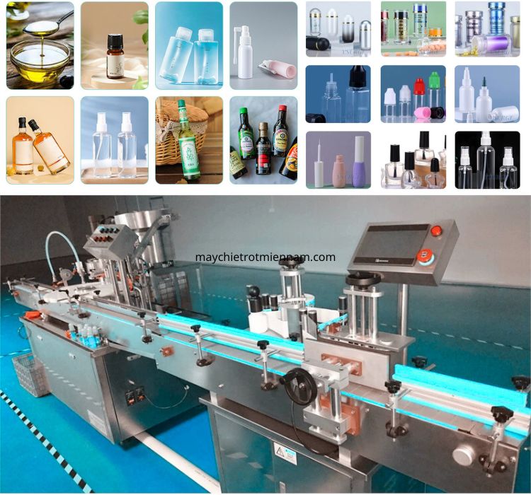 Hệ thống chiết rót mỹ phẩm tự động
