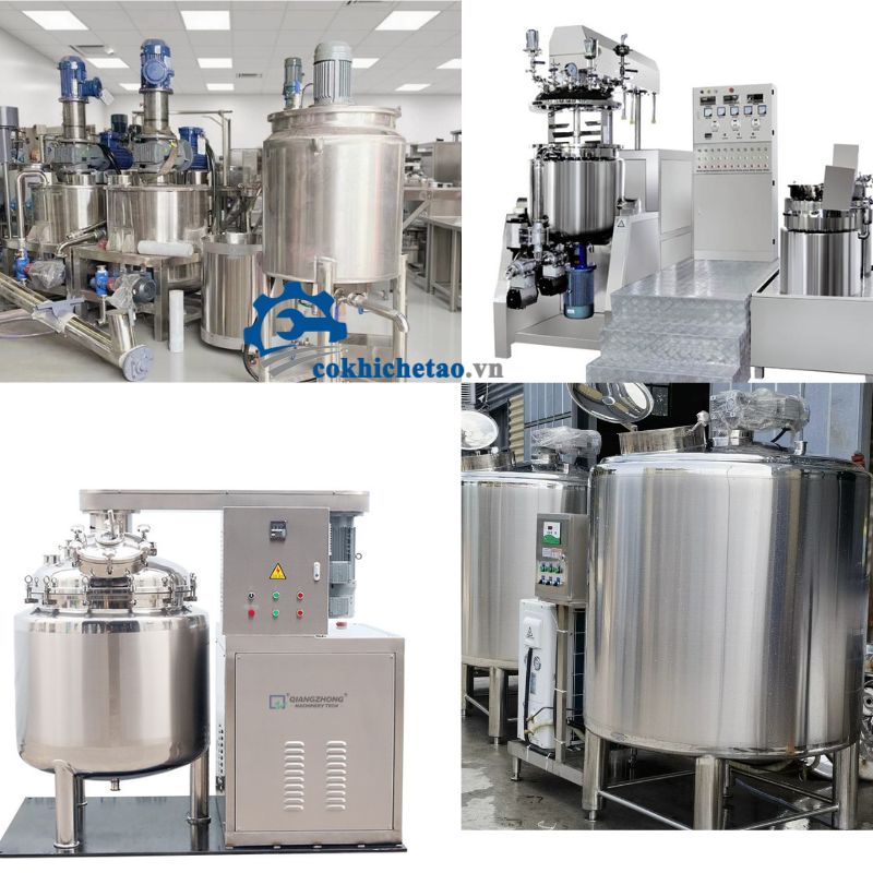 Máy đồng hóa mỹ phẩm hút chân 