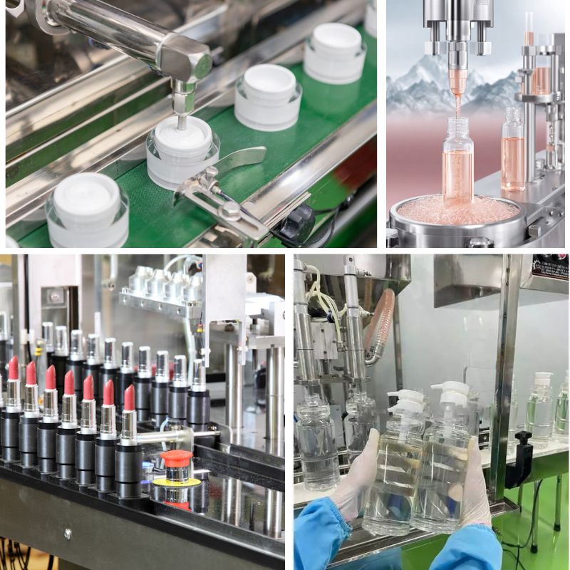 Máy Chiết Mỹ Phẩm, kem, serum, sữa rử mặt