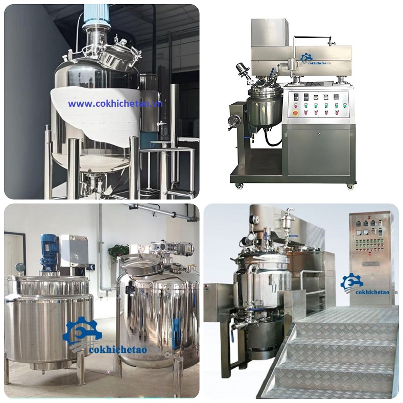Máy Khuấy Trộn Nhũ Hóa, Bồn Khuấy Trộn Đồng Hóa Gia Nhiệt