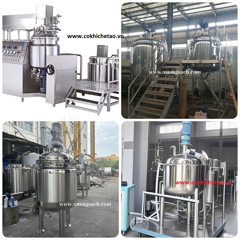 Máy Khuấy Trộn Nhũ Hóa, Bồn Khuấy Trộn Gia Nhiệt