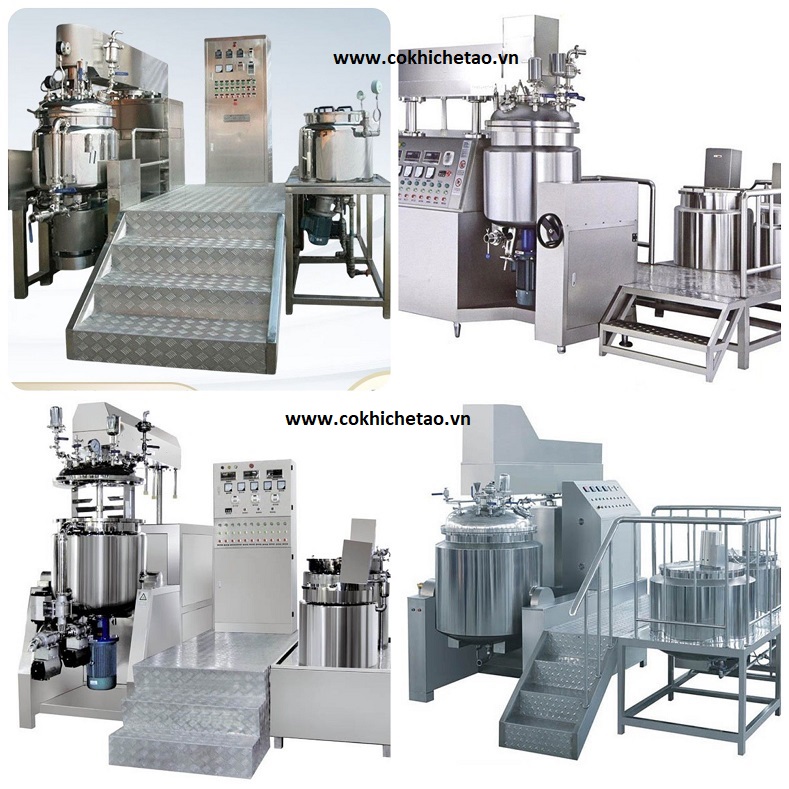 Máy Khuấy Trộn nhũ hóa công nghiệp công xuất lớn có gia nhiệt