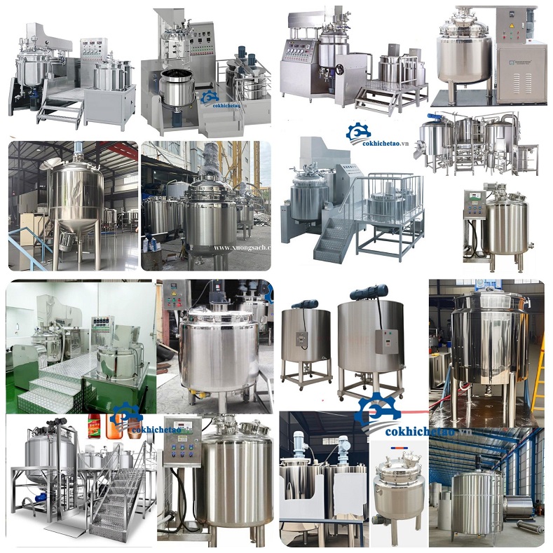Máy Nhũ Hóa Chân Không – Máy Đồng Hóa Thực Phẩm, Si Rô, Mật Ong, Sữa Chua, Sáp, Thuốc Mỡ