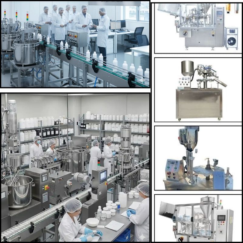 Máy chiết rót 2,4,6 vòi tự động theo yêu cầu