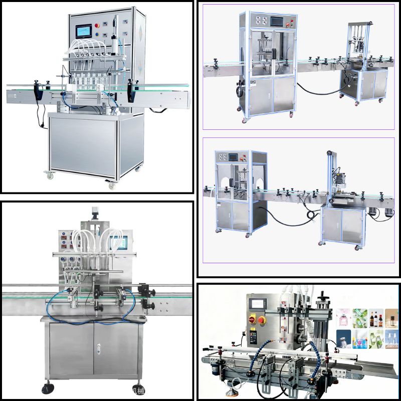 Máy chiết rót 4, 6 vòi tự động theo yêu cầu