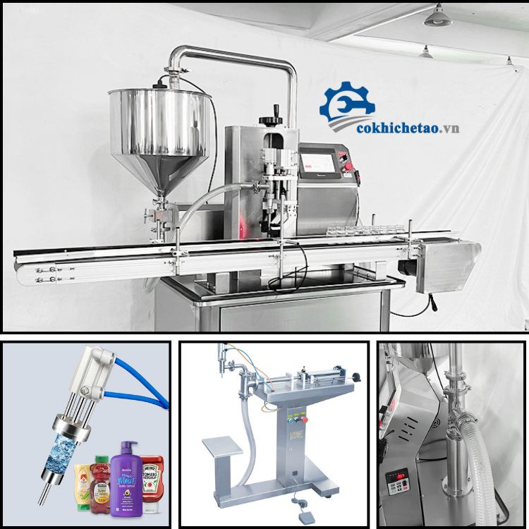 Máy chiết rót gel tự động