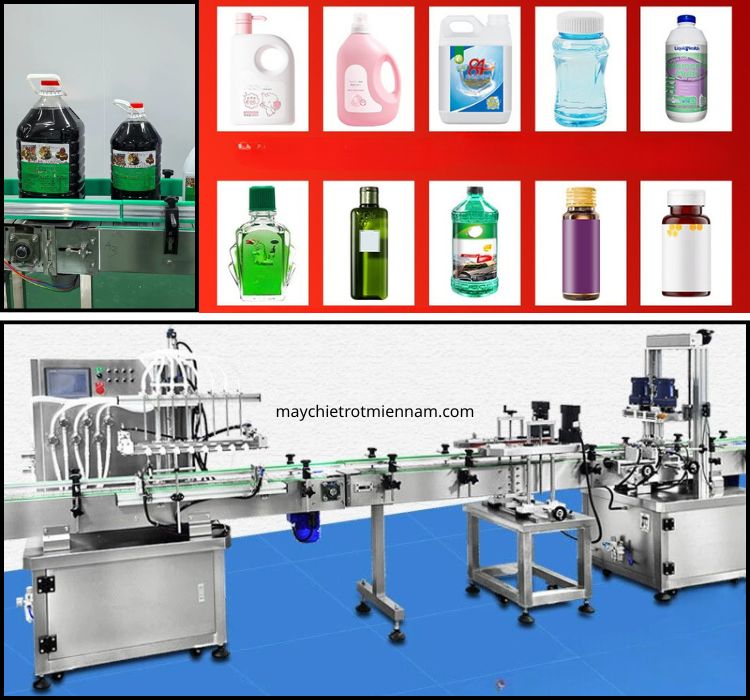 Máy chiết rót mỹ phẩm tự động