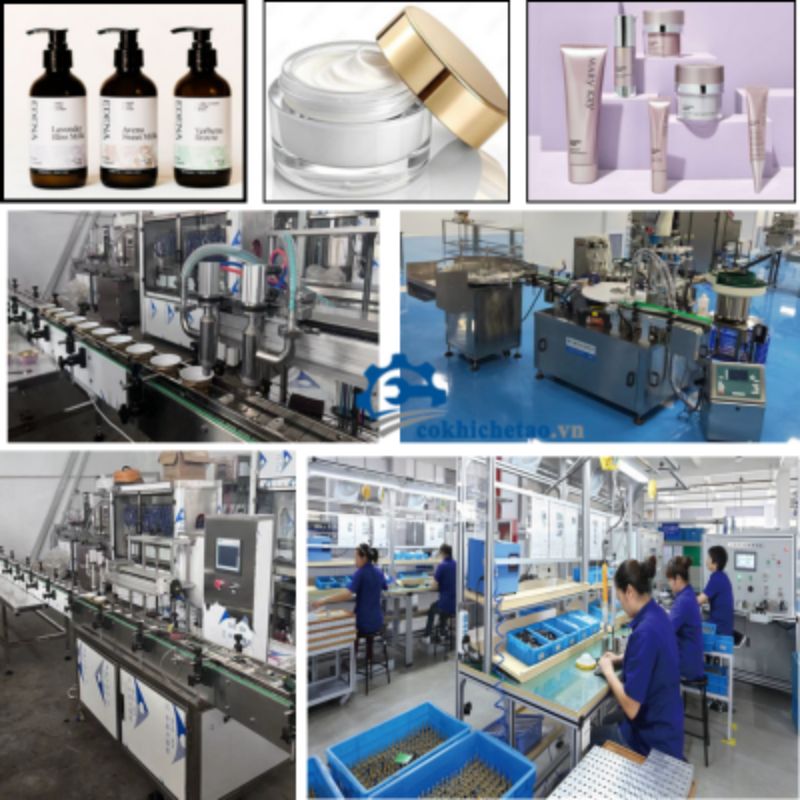 Máy chiết rót và đóng nắp chai dung tích nhỏ - Máy chiết rót tinh dầu, serum, nước hoa, lotion