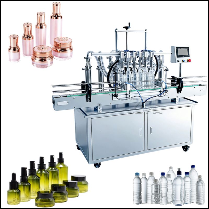Máy chiết tự động đóng nắp chai