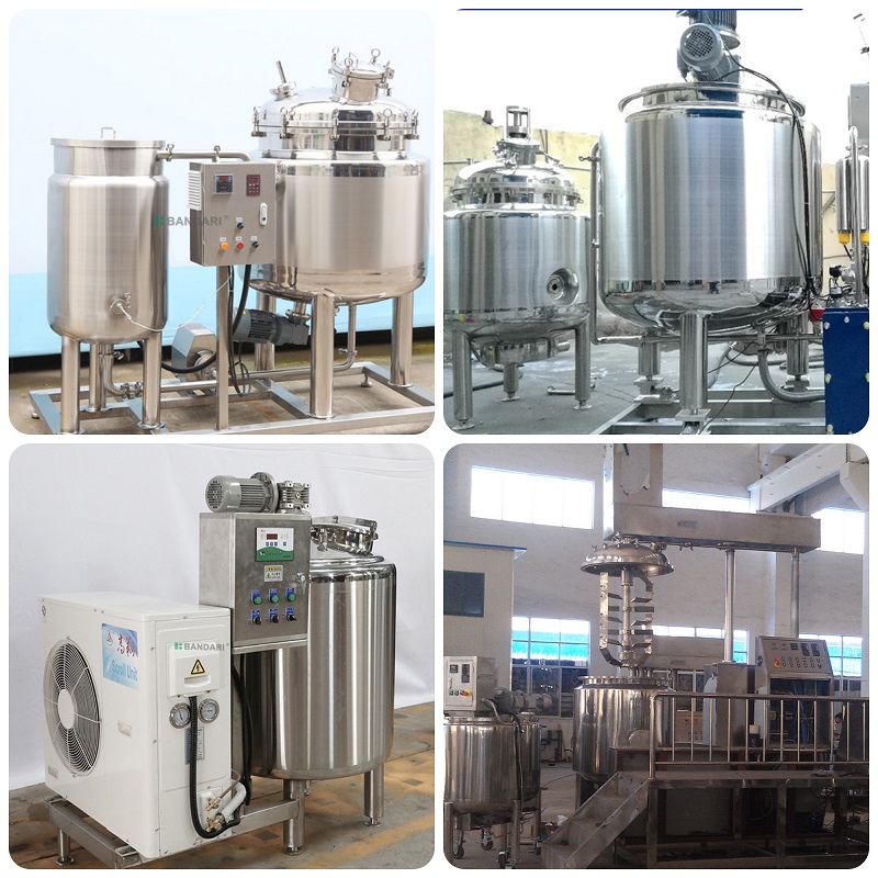 Máy khuấy trộn mỹ phẩm hút chân không, Máy sản xuất mỹ phẩm tự động