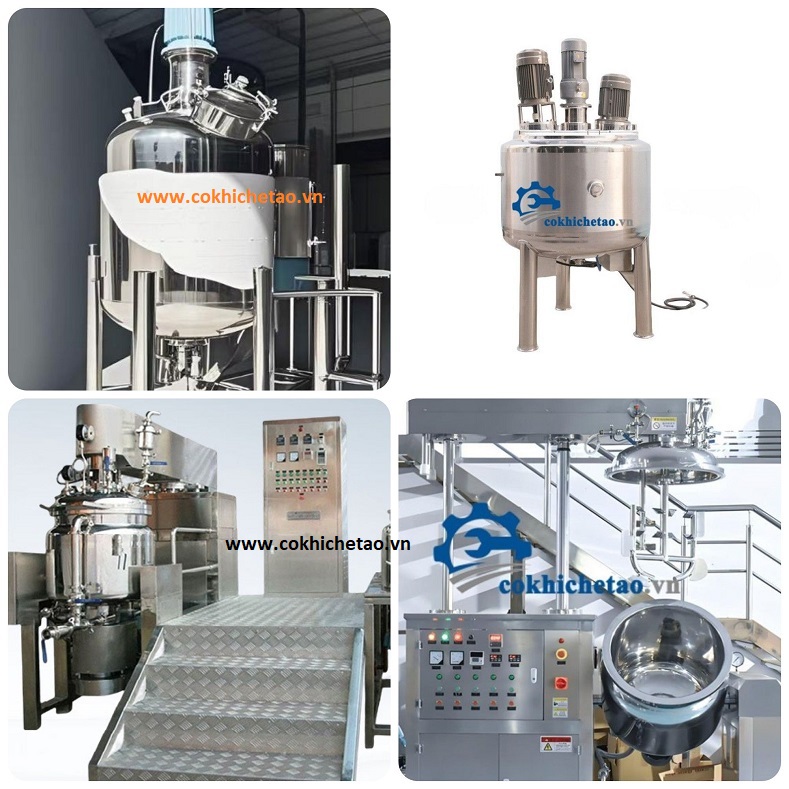 Máy khuấy trộn nhũ hóa, bồn khuấy trộn