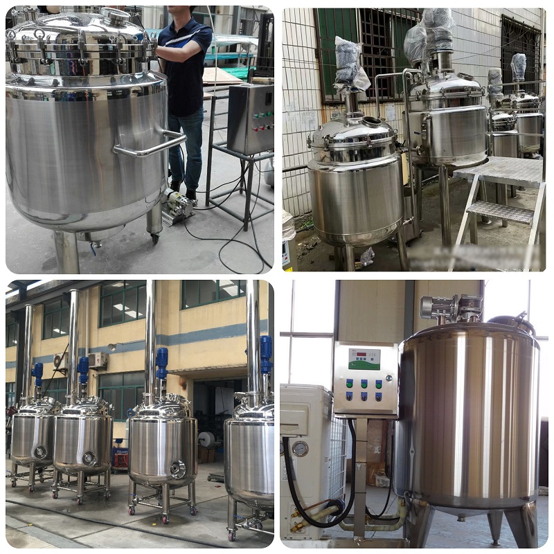 Máy nhũ hóa hút chân không, Máy sản xuất mỹ phẩm tự động