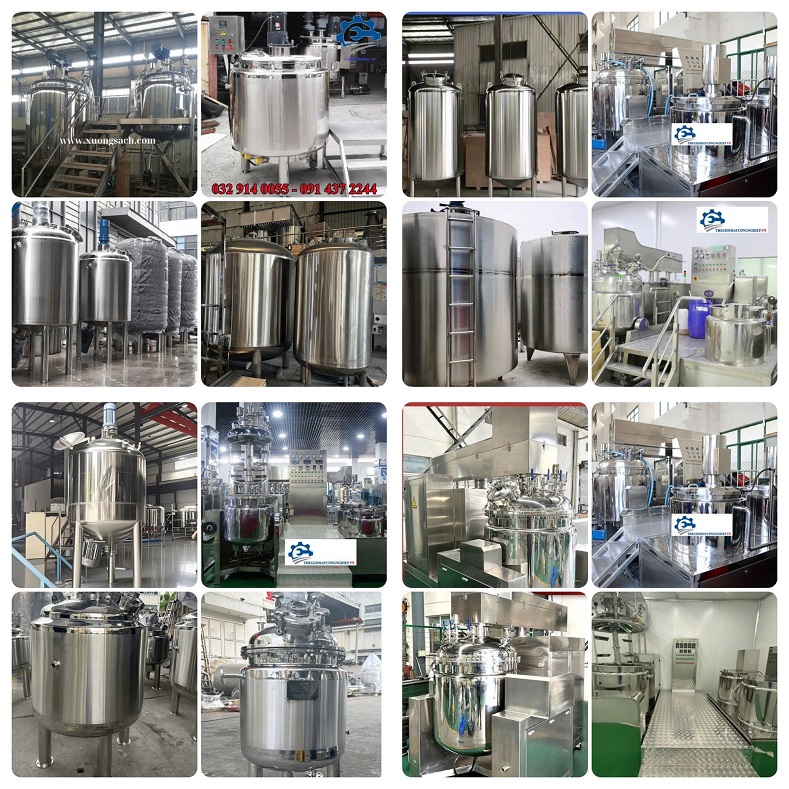 Máy sản xuất mỹ phẩm hút chân không