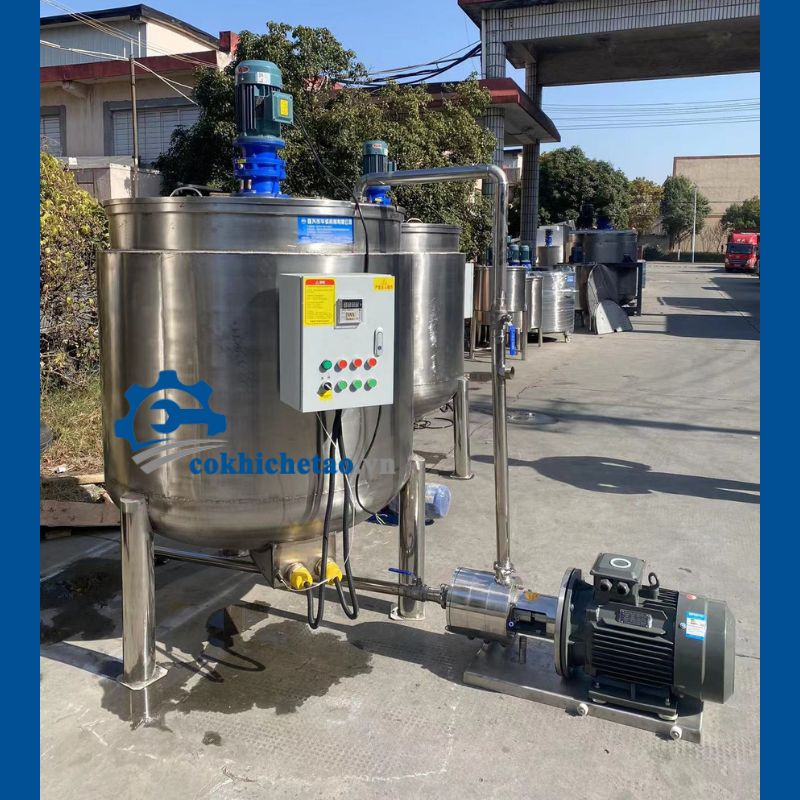 Bồn khuấy gia nhiệt mỹ phẩm