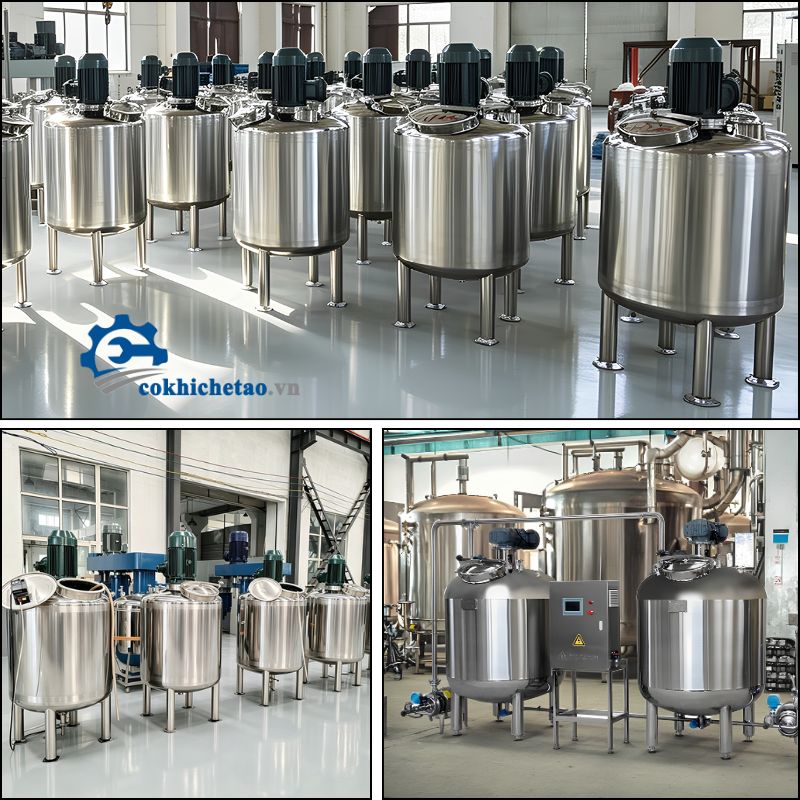 Bồn khuấy trộn mỹ phẩm