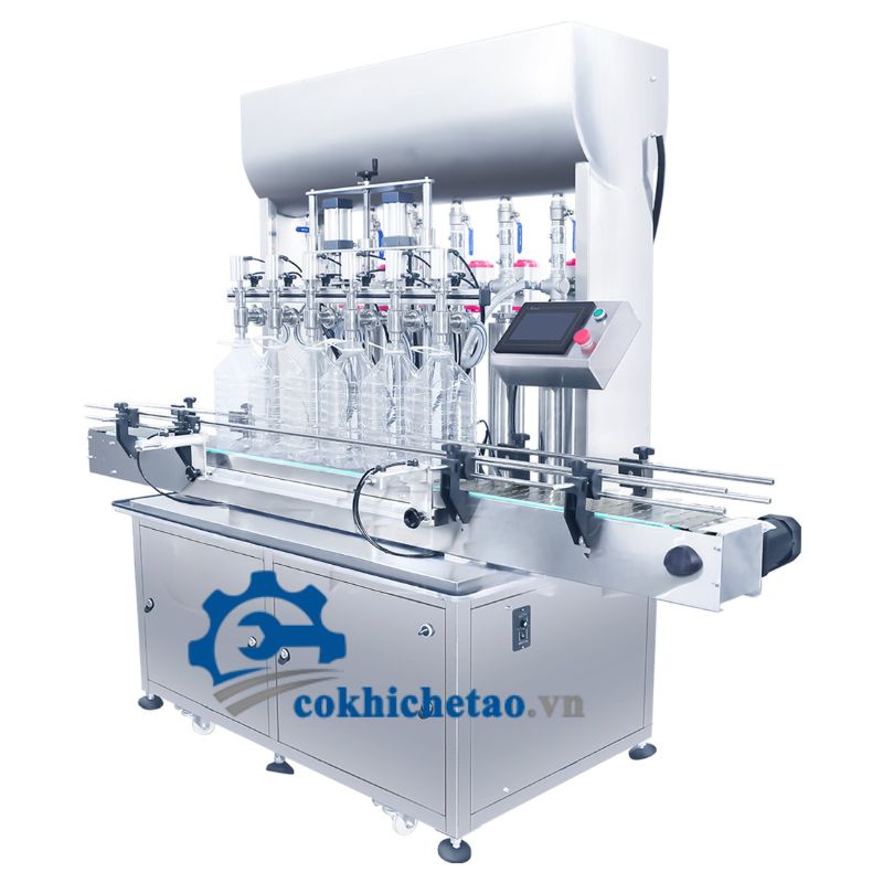 Dây chuyền chiết rót đóng nắp chai
