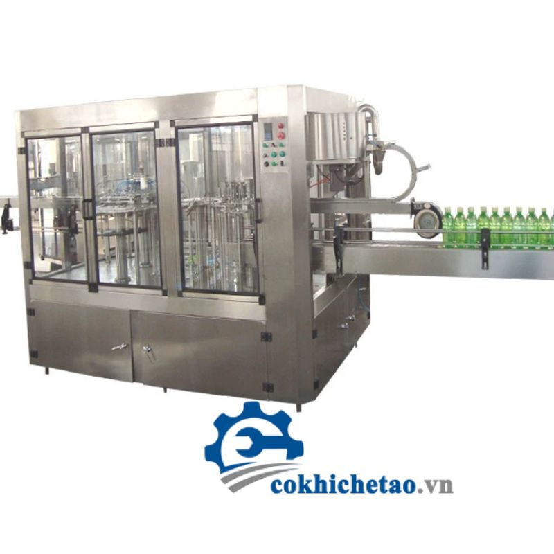 Dây chuyền chiết rót đóng nắp chai nước khoáng tự động