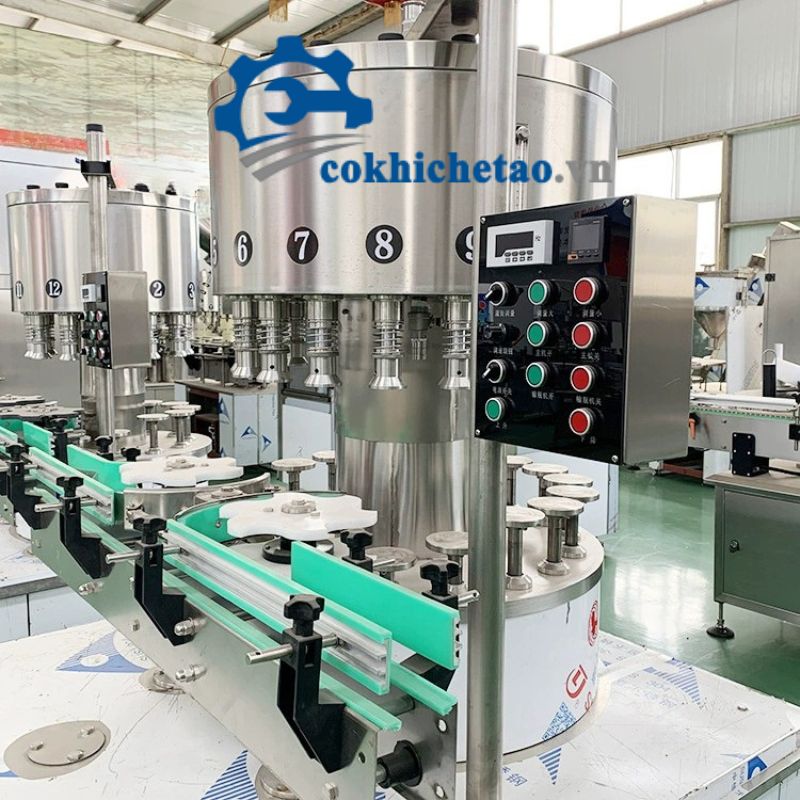Hệ thống chiết rót và đóng nắp chai