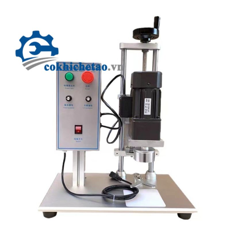 Máy vặn nắp chai bán tự động