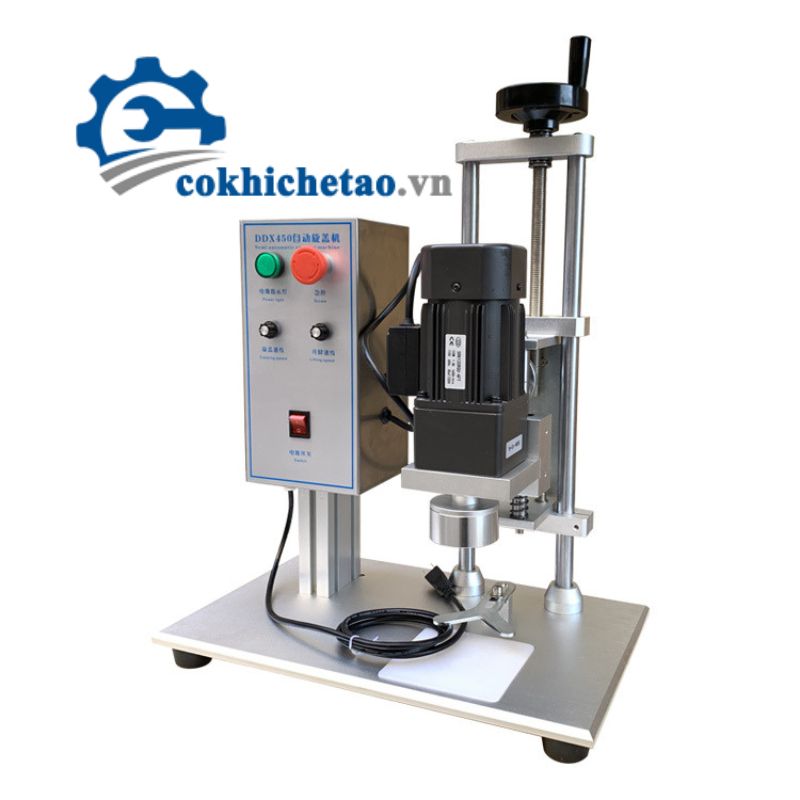 Máy siết nắp chai bán tự động
