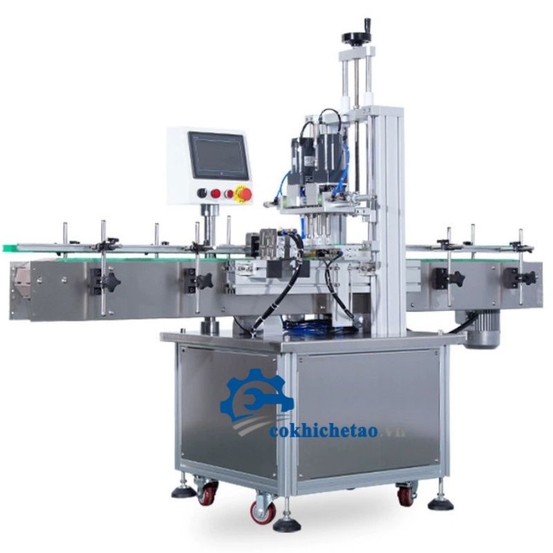 Máy vặn nắp chai tự động