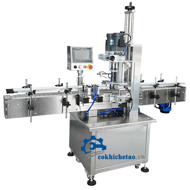 Máy vặn nắp chai tự động