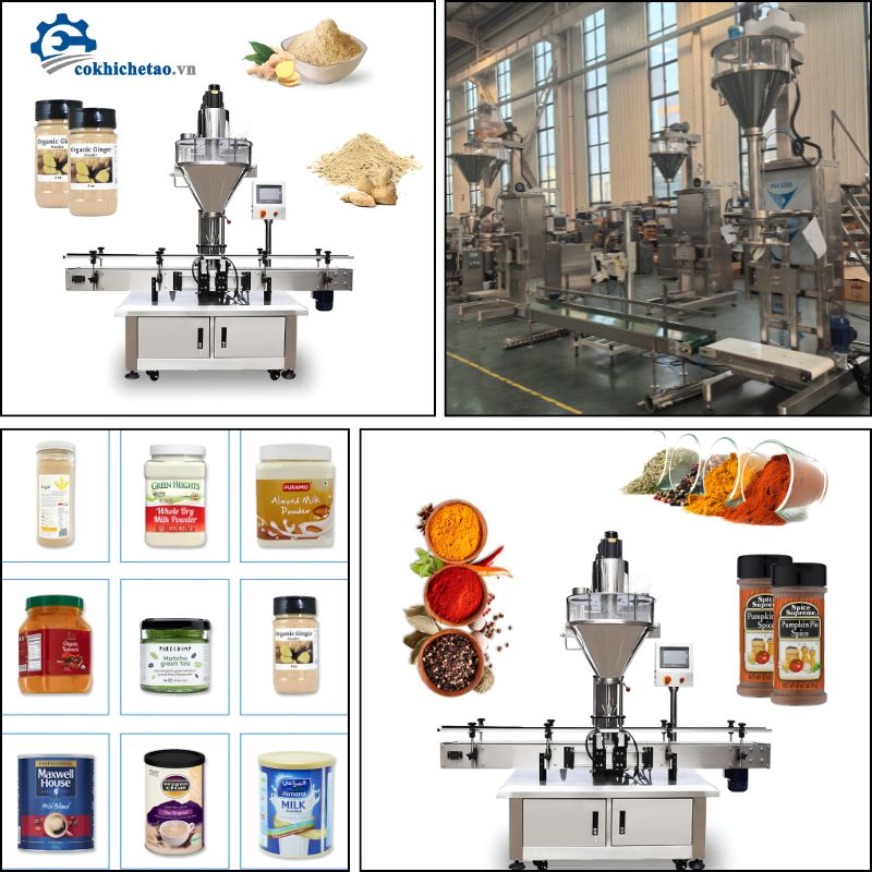 Máy chiết bột định lượng