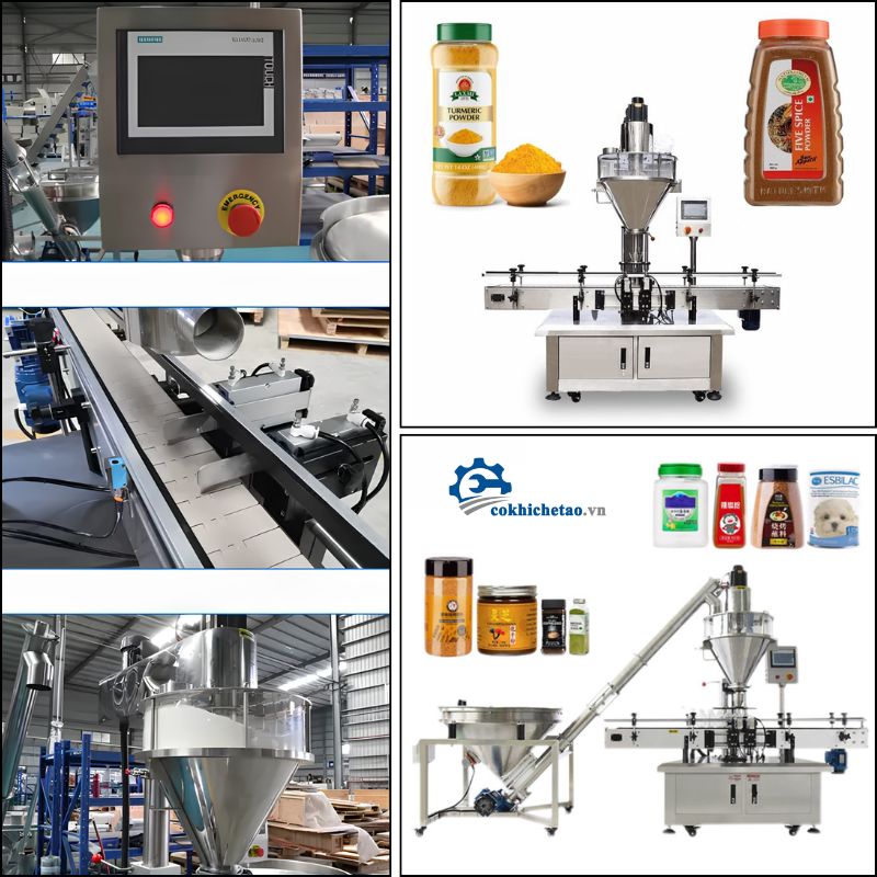 Máy chiết bột định lượng trục vít