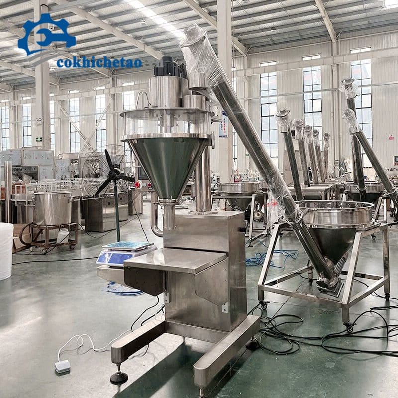 Máy chiết rót bột khô định lượng