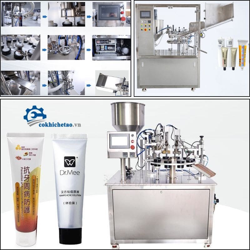 Máy chiết hàn miệng tuýp