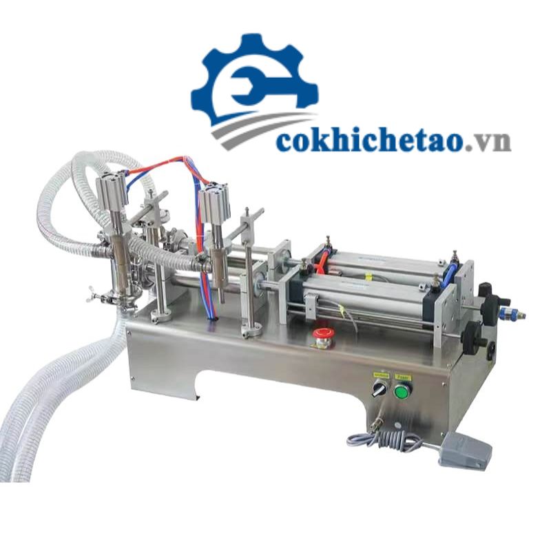 Máy chiết rót dung dịch đặc hai vòi