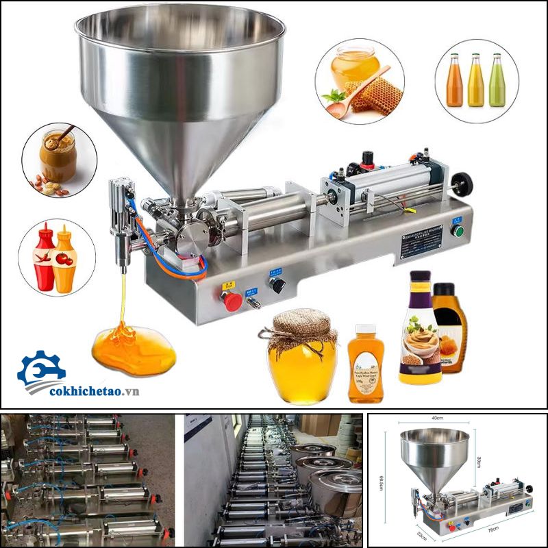 Máy chiết rót bán tự động