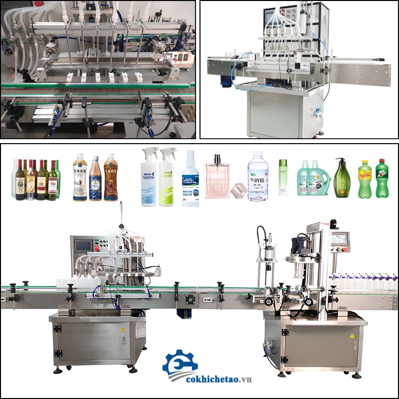 Máy chiết rót 6 vòi tự động