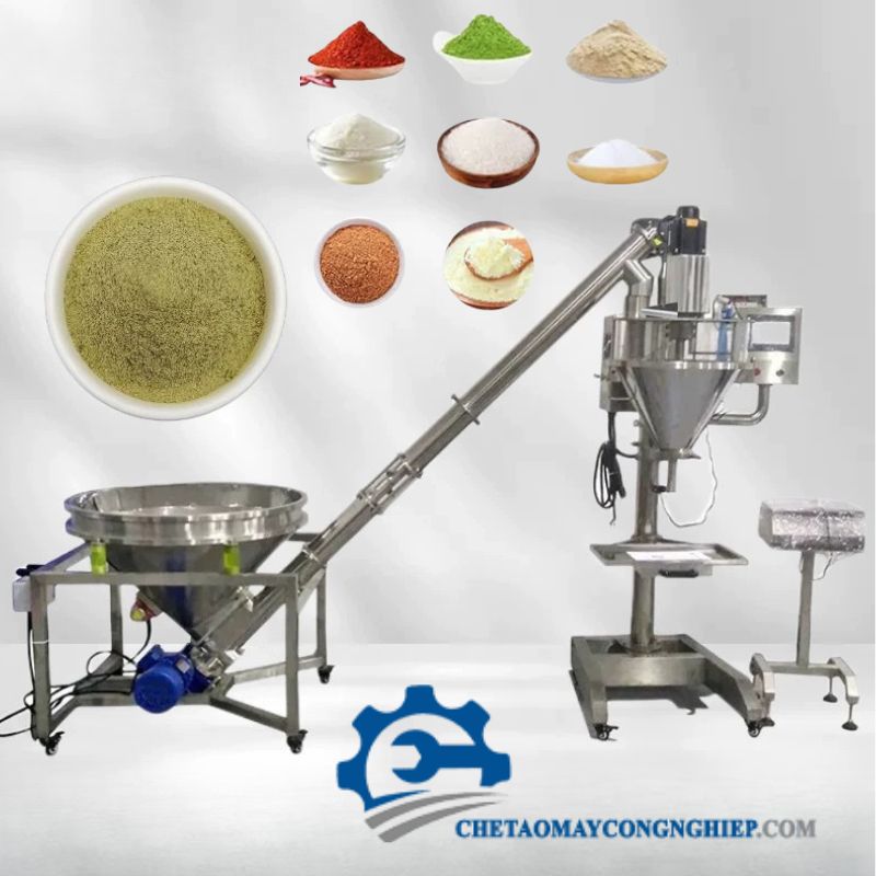 Máy chiết bột định lượng trục vít