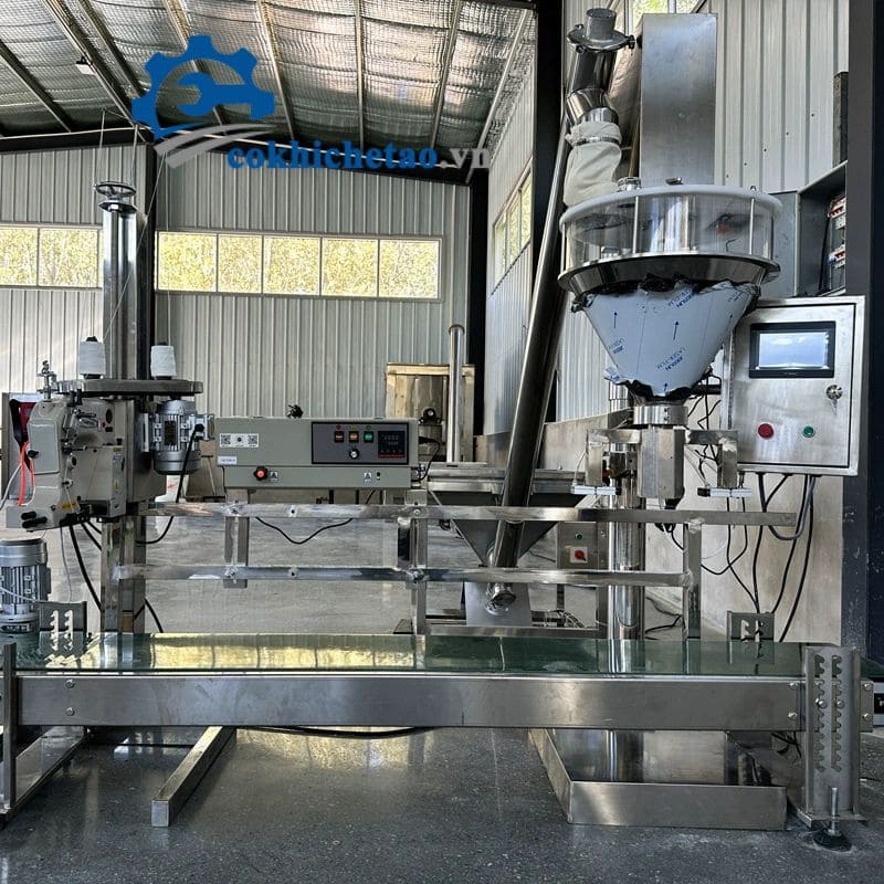 Máy chiết rót bột định lượng trục vít