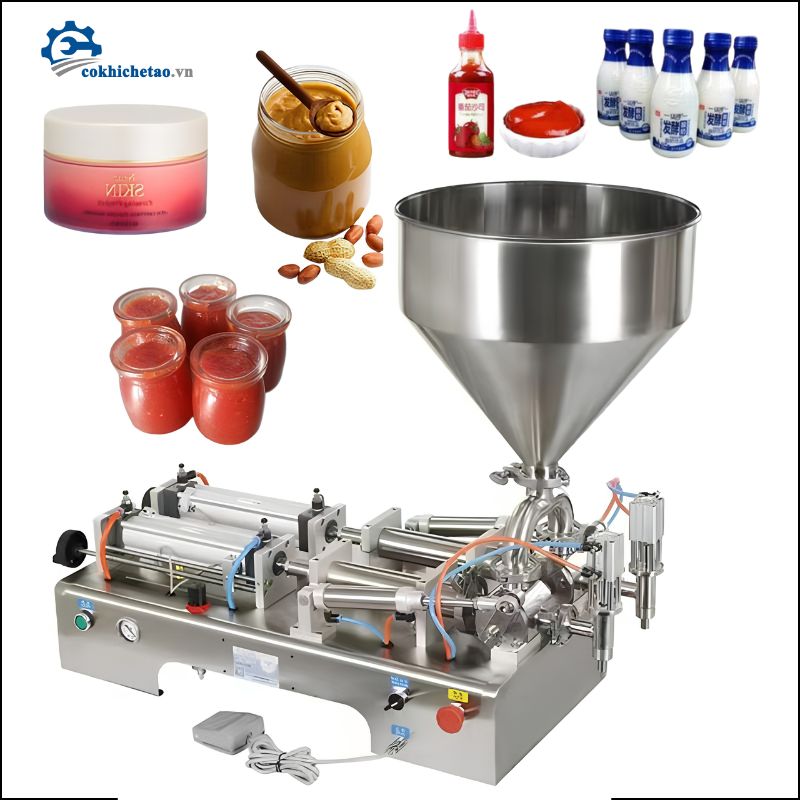 Máy chiết rót 2 vòi