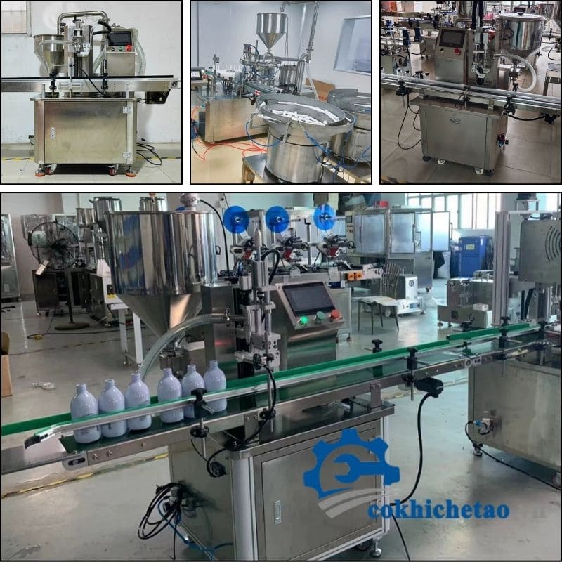 Máy chiết rót mỹ phẩm tự động