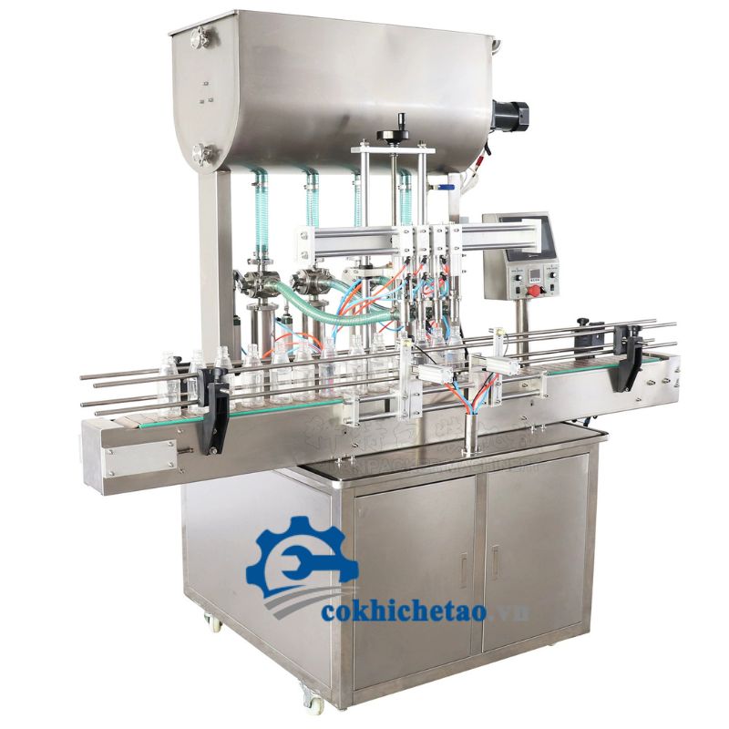 Máy chiết rót tự động 4 vòi