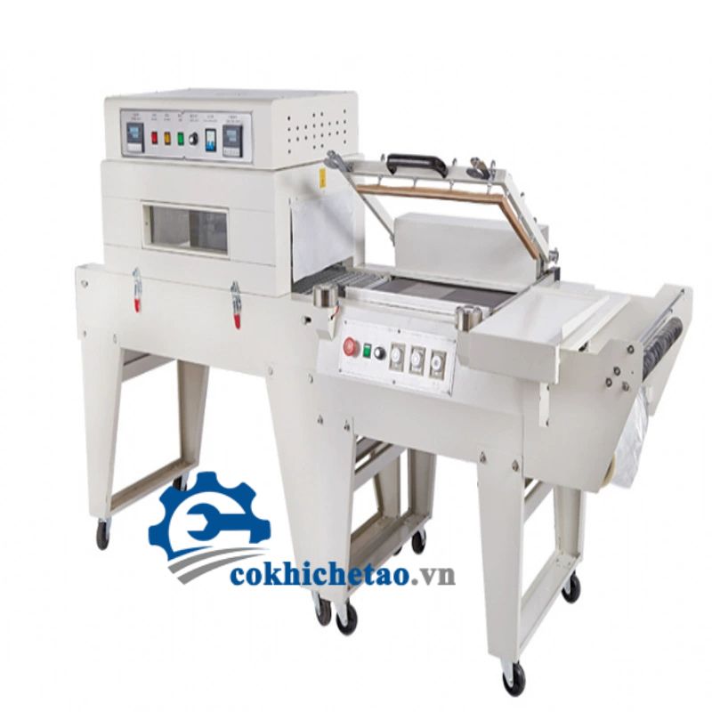 Máy bọc màng co hộp bánh