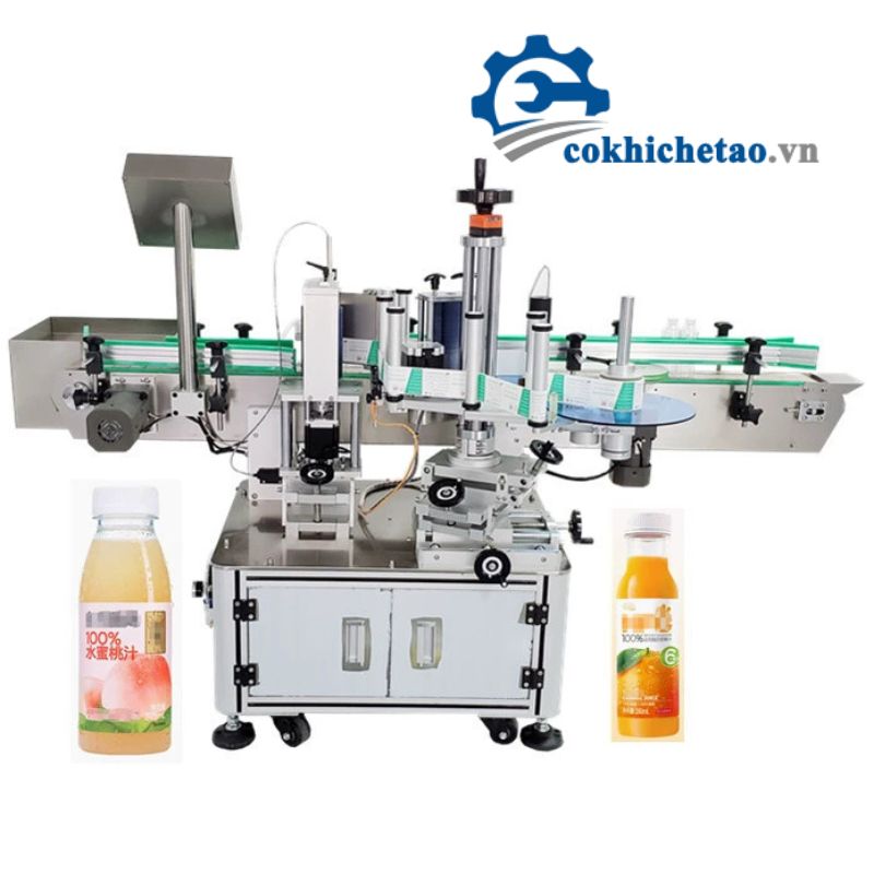 Máy dán nhãn chai vuông