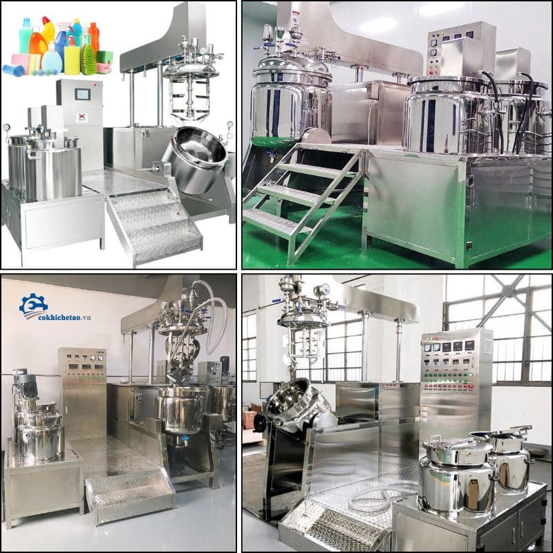 Bồn nhũ hóa hút chân không