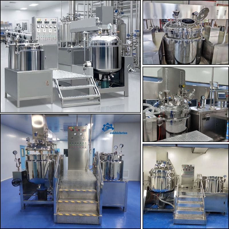 Bồn nhũ hóa mỹ phẩm hút chân không