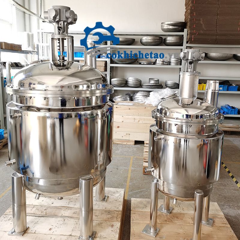 Máy nhũ hóa mỹ phẩm hút chân không