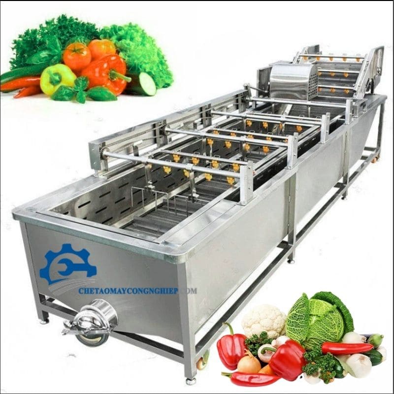 Máy rửa rau củ quả công nghiệp