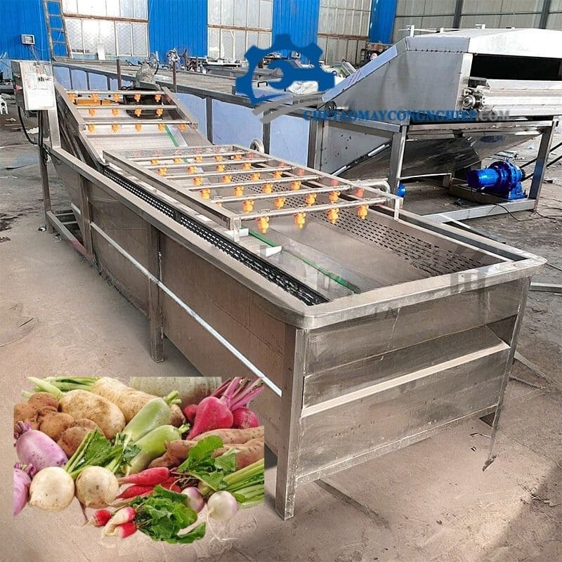 Máy rửa rau củ quả sạch