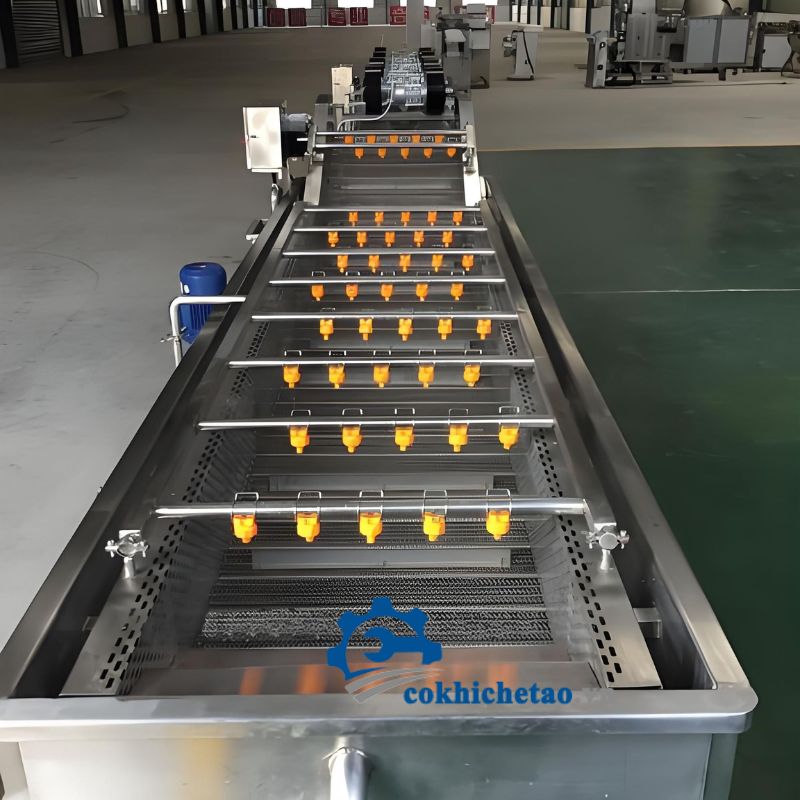 Máy rửa rau quả công nghiệp